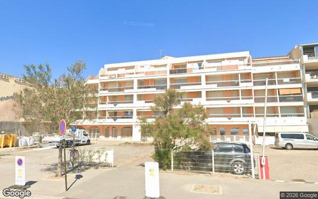 Façade : promenade du Front de Mer (plage), Narbonne